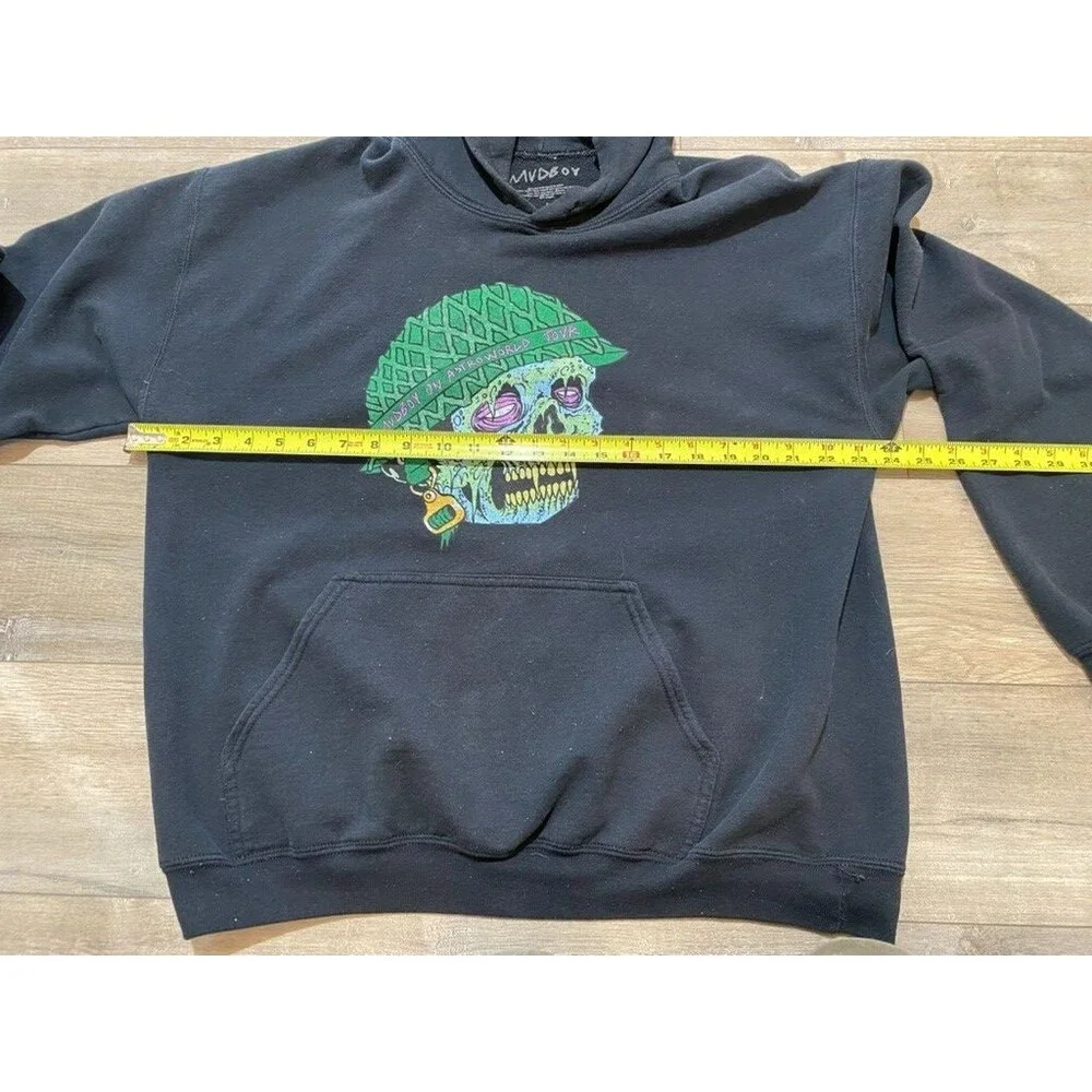 Rare Sheck Wes Mudboy Astroworld Travis Scott Mens L Tour Zombie Hoodie Black - Picture 6 of 10